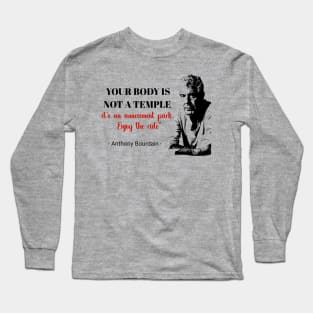 Anthony Bourdain t-shirt Long Sleeve T-Shirt